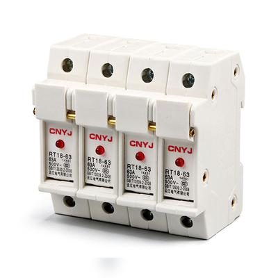 Fuse Base Fuse Holder RT18-32 63X Rail Type With 2P 10*38 Lamp Low Voltage Fuse Plug-in RT18-32