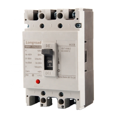 High Quality Electro Magnetic Type 3p 125a Molded Case Circuit Breaker L