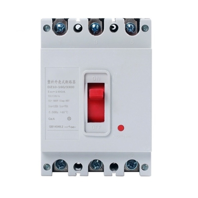 DZ10-63A 100A 160A Air Switch 3p380v Molded Case Three Phase Circuit Breaker Protector 3