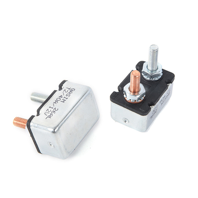 Factory E5 20a 20a 12v 24v DC RV Marine China Circuit Breaker Push Auto Reset Single Button Automotive Circuit Breaker Poe Thermal Circuit Breaker